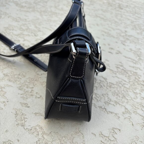 Vintage Y2K Coach Black Leather Soho Shoulder Bag – - Picture 13 of 16